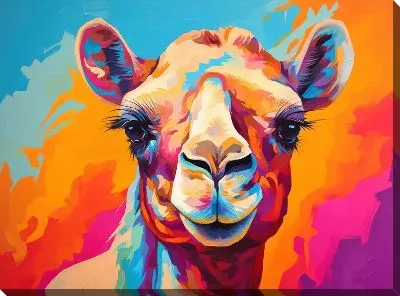 Картина маслом Верблюд №45