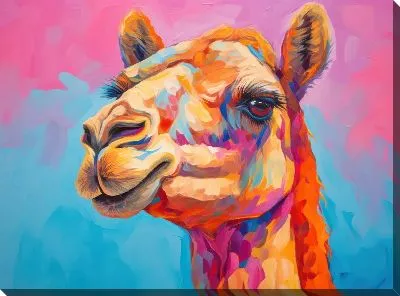 Картина маслом Верблюд №47