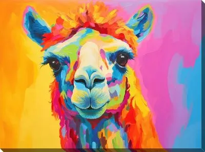 Картина маслом Верблюд №48