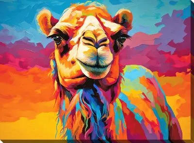 Картина маслом Верблюд №49