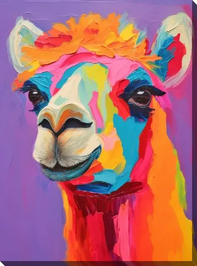 Картина маслом Верблюд №50