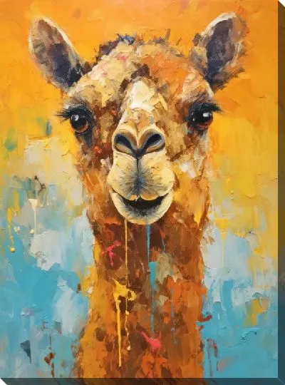 Картина маслом Верблюд №61