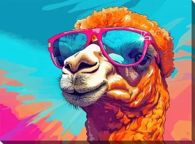 Картина маслом Верблюд №62