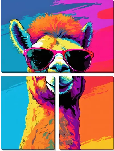 Модульная картина Верблюд №63