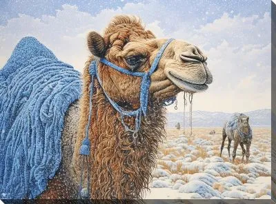 Картина маслом Верблюд №64