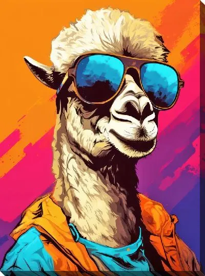 Картина маслом Верблюд №65