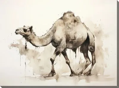 Картина маслом Верблюд №71