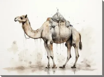 Картина маслом Верблюд №72