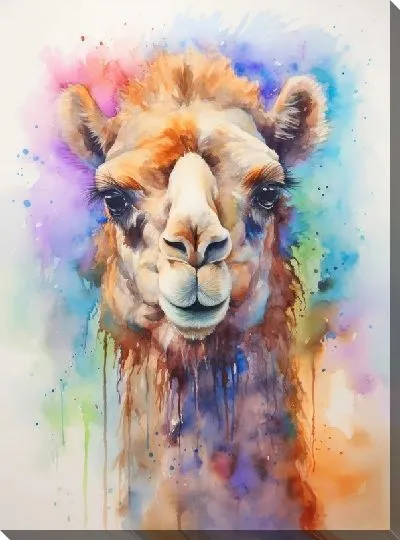 Картина маслом Верблюд №76