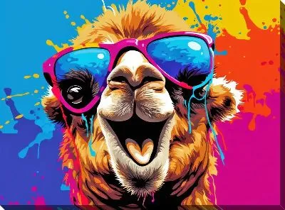 Картина маслом Верблюд №79