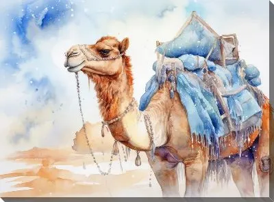 Картина маслом Верблюд №80