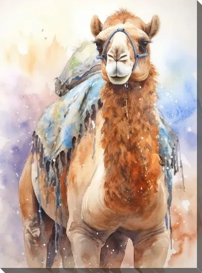 Картина маслом Верблюд №81