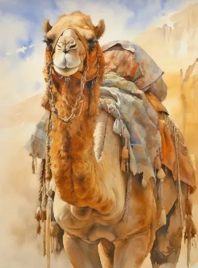Плакат Верблюд №82