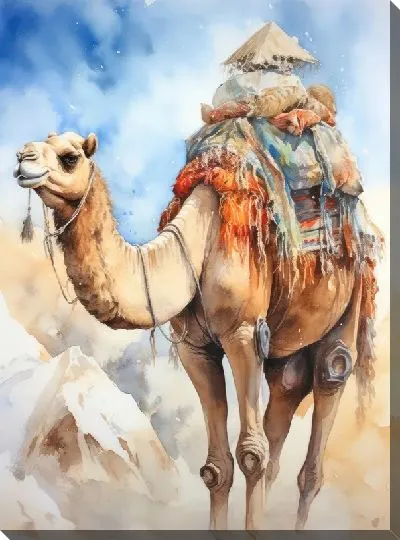 Картина маслом Верблюд №83