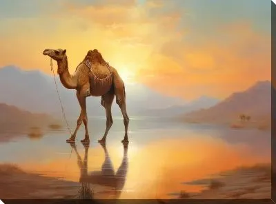 Картина маслом Верблюд №85
