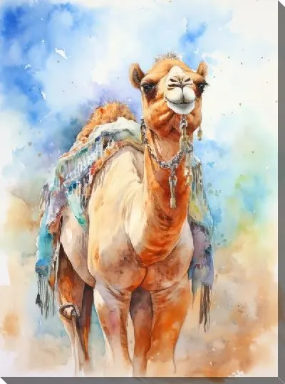 Картина маслом Верблюд №86