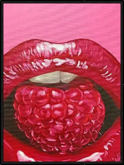 Картина Губы и малина