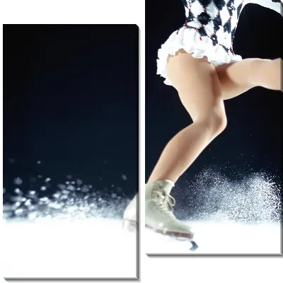 Модульная картина Фигурное катание