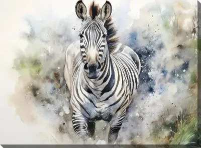 Картина маслом Зебра №83