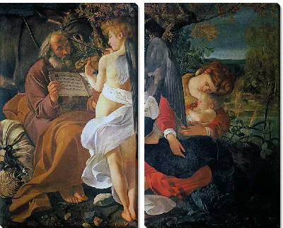 Картина Отдых на пути в Египет