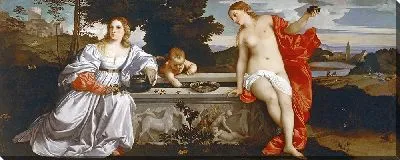 Картина Любовь земная и Любовь небесная