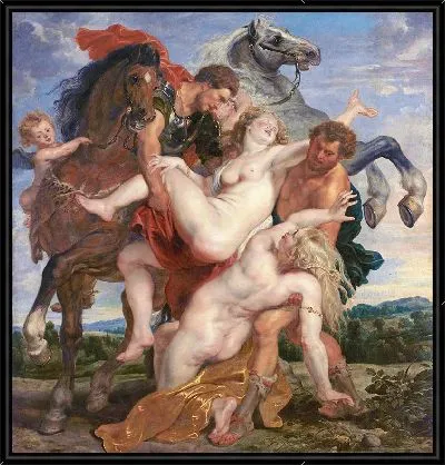 Картина Похищение дочерей Левкиппа