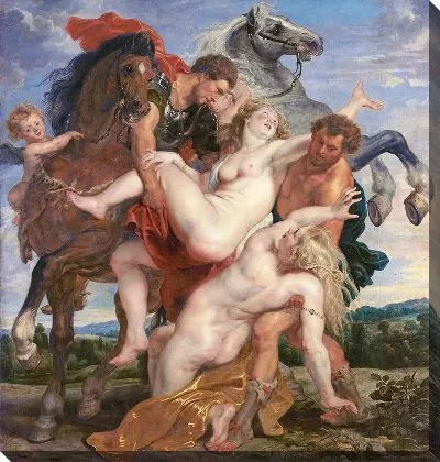 Картина Похищение дочерей Левкиппа