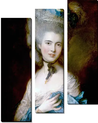 Картина Дама в голубом