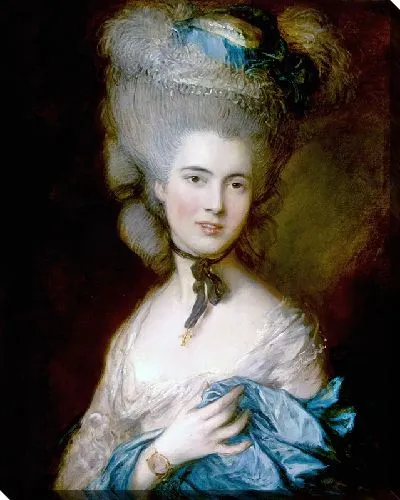 Картина Дама в голубом