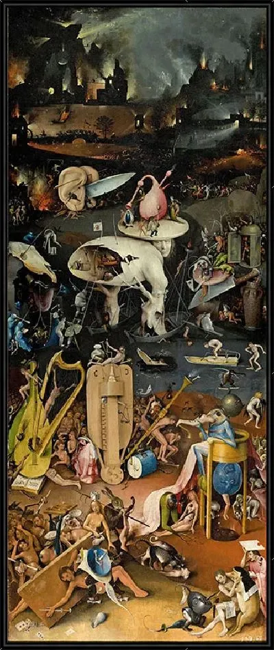 Картина Сад земных наслаждений (ч.3)