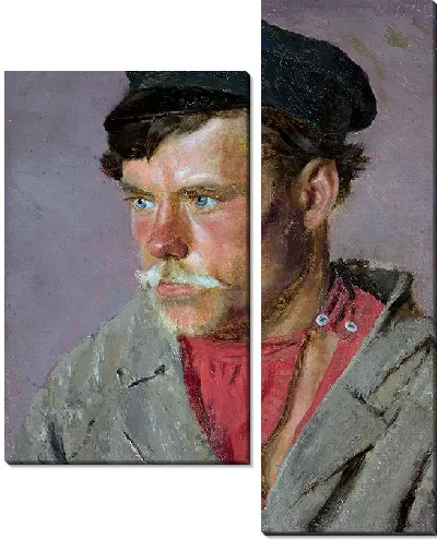 Картина Этюд головы крестьянина