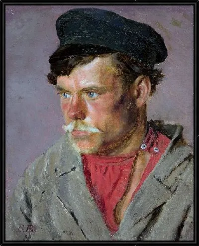 Картина Этюд головы крестьянина