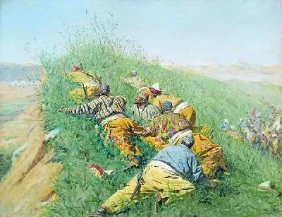 Картина Высматривают, 1873