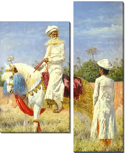 Картина Всадник в Джайпуре	