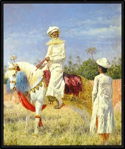 Картина Всадник в Джайпуре	