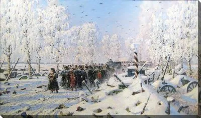 На большой дороге. Отступление, бегство