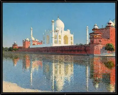 Мавзолей Тадж-Махал в Агре