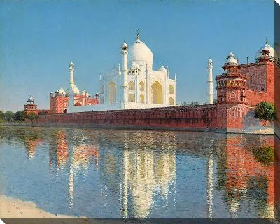 Мавзолей Тадж-Махал в Агре
