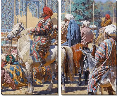 Картина Всадник в Самарканде