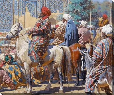 Картина Всадник в Самарканде