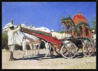 Повозка богатых людей в Дели