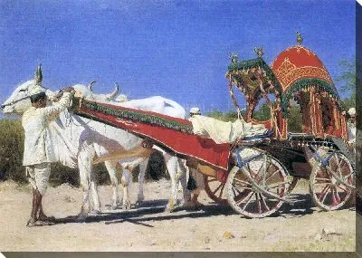 Повозка богатых людей в Дели