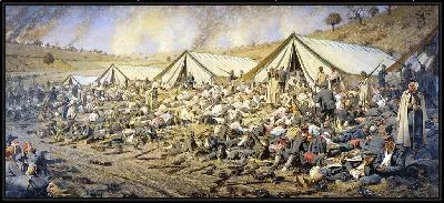 Картина После атаки. Перевязочный пункт под Плевной.1878