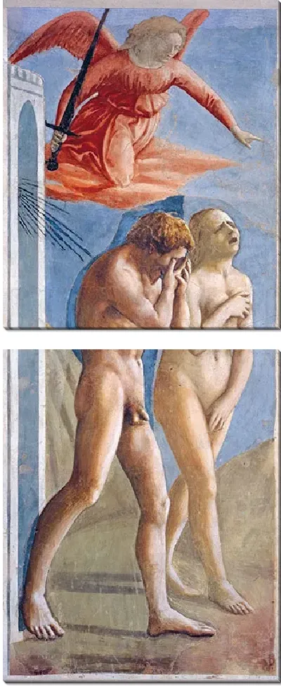 Картина Изгнание из рая