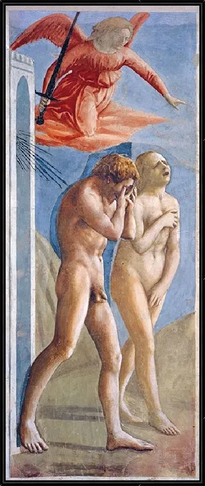 Картина Изгнание из рая