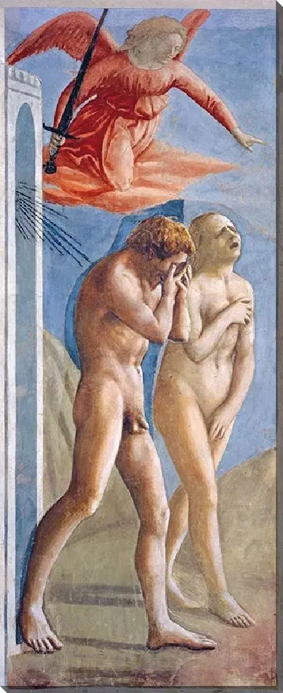 Картина Изгнание из рая