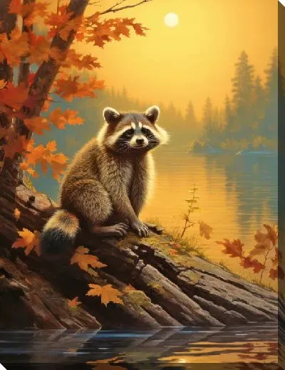 Постер Енот №14