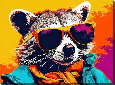 Енот в очках