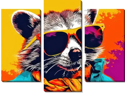 Енот в очках