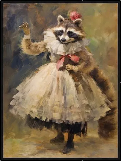 Картина Енот №25